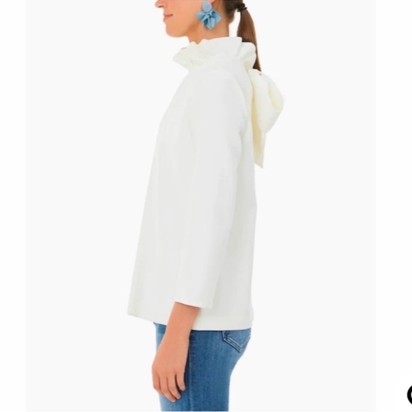 Tuckernuck White Faye Blouse (XS) - Picture 3 of 12